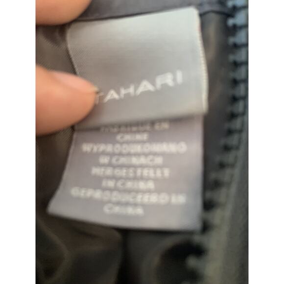 Tahari Gray Snow pants / Snow Bib With Yellow Detail - Picture 2 of 6